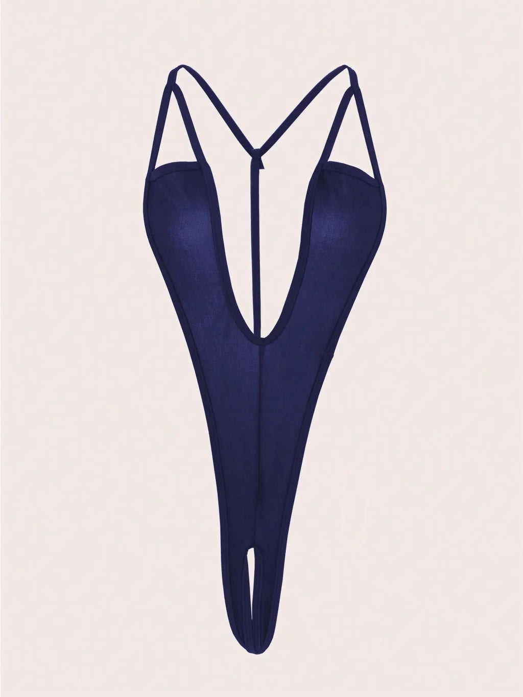 Deep V Micro Thong Crotchless Bodysuit — view 5 | Lavah Pleasure