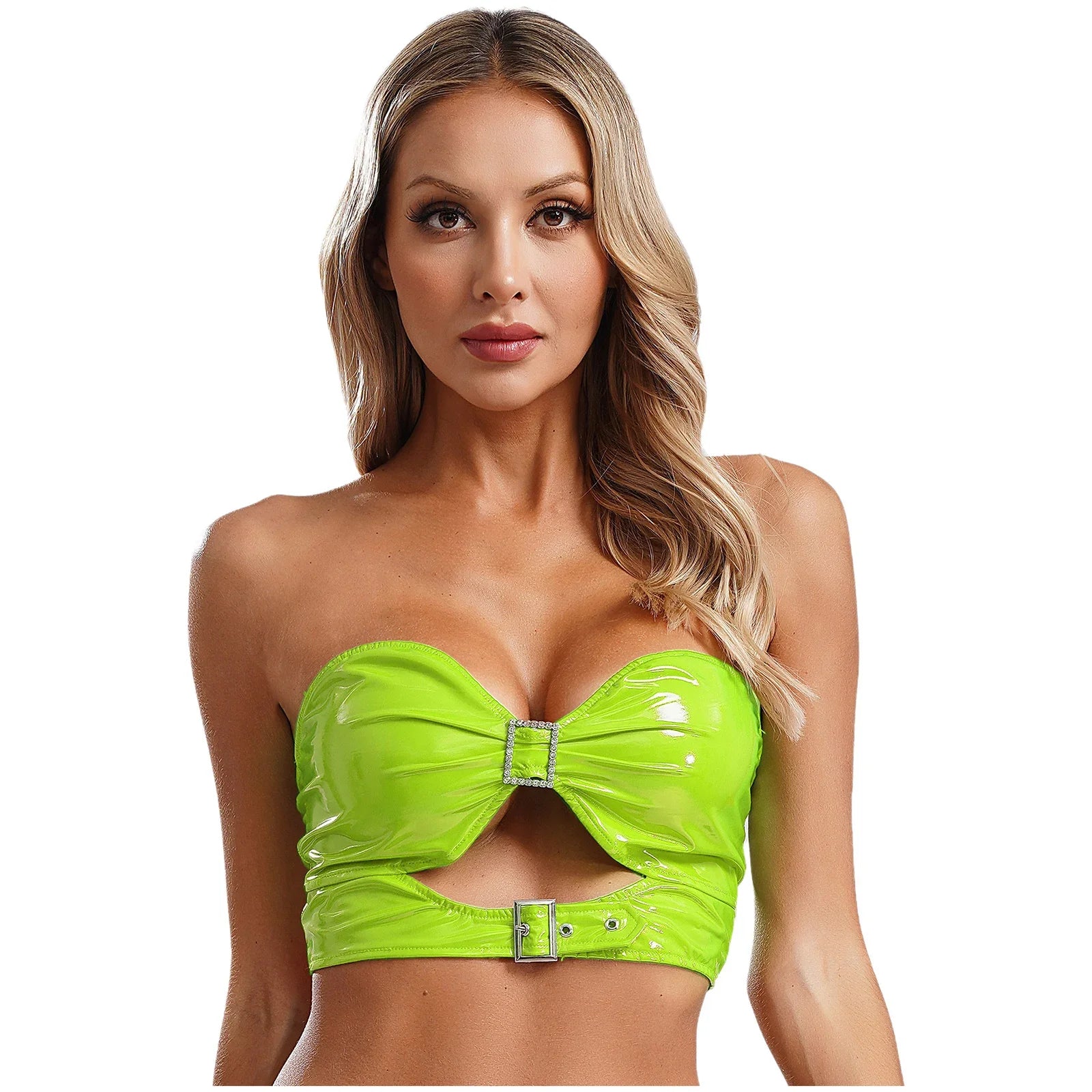 Electric Edge Crop Top