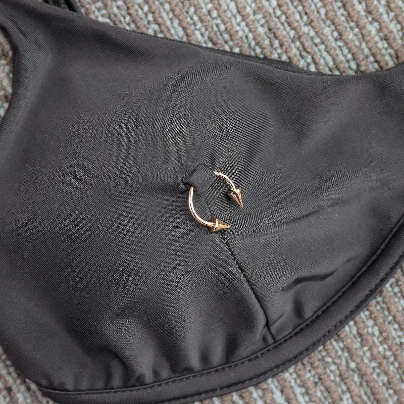 Marbella Gold-Ring Bikini Set