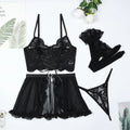 Crimson Temptation Lace Set — view 7 | Lavah Pleasure
