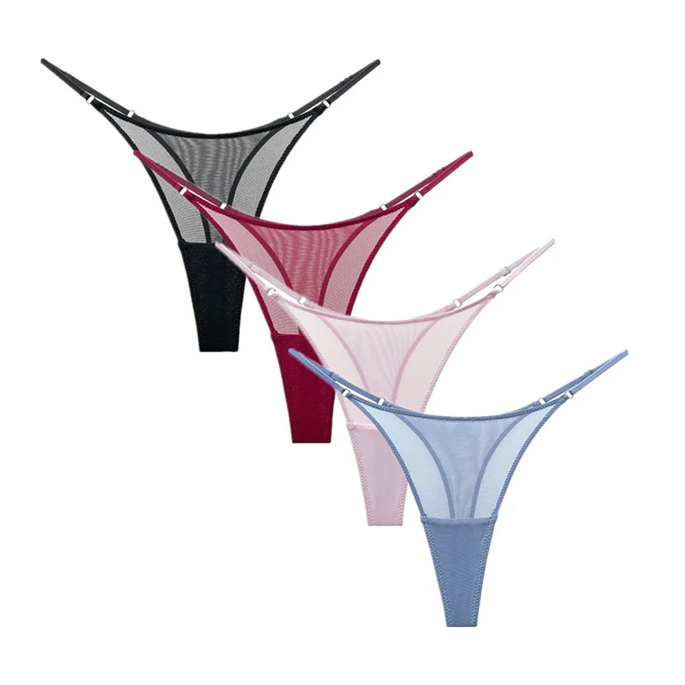 FlexFit Sheer Thong (4 Pack) — view 4 | Lavah Pleasure