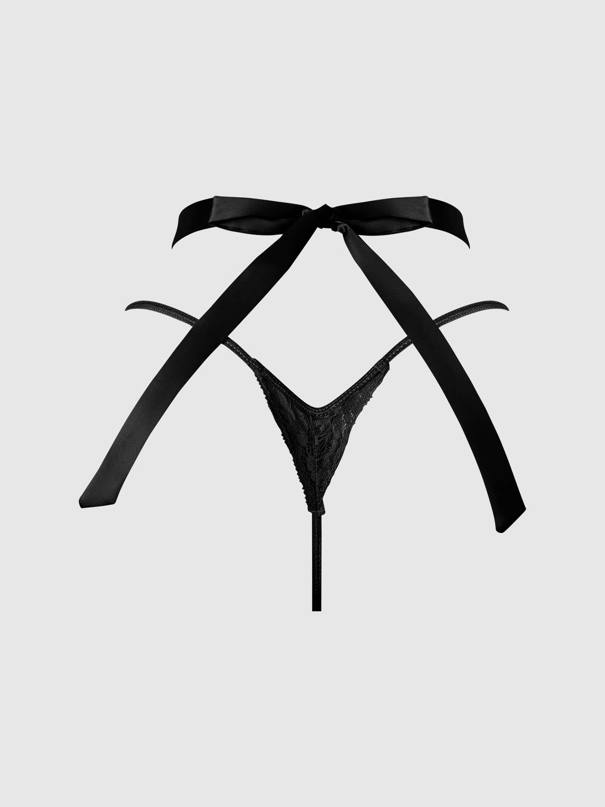 Natasha Bow Tie G-String — view 3 | Lavah Pleasure