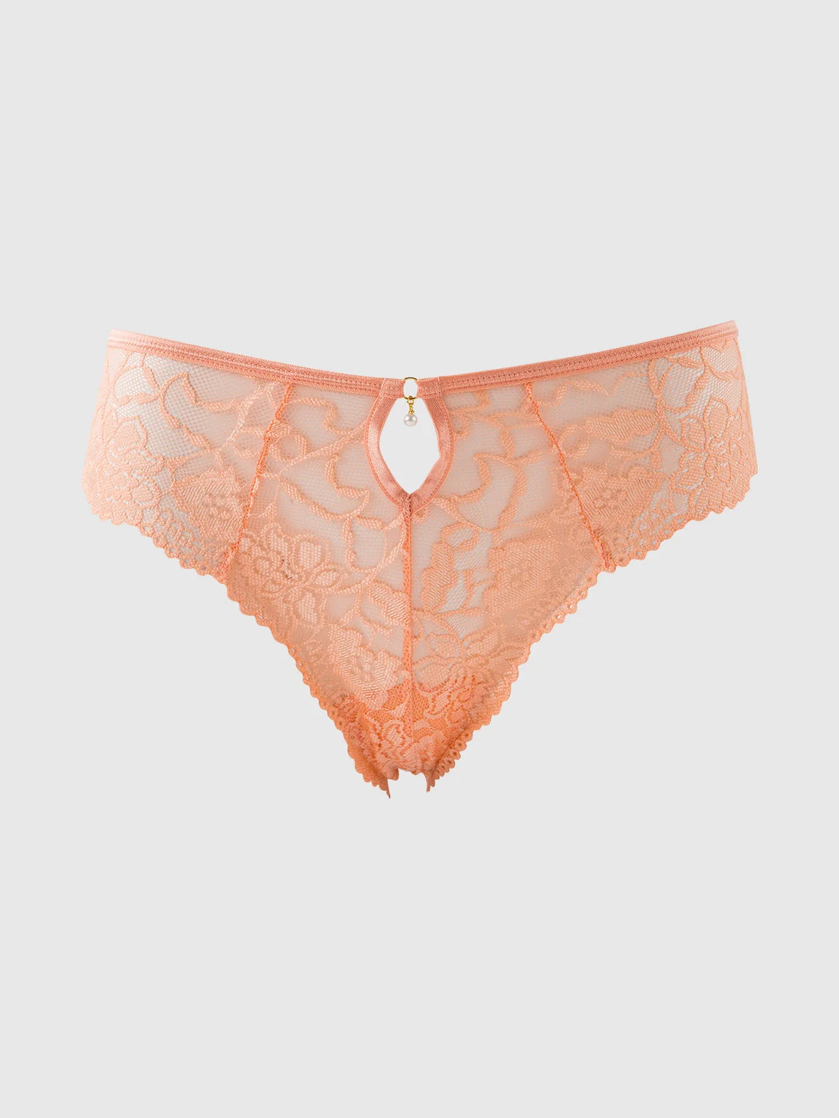 Gigi Stretch Lace Keyhole Tanga — view 4 | Lavah Pleasure