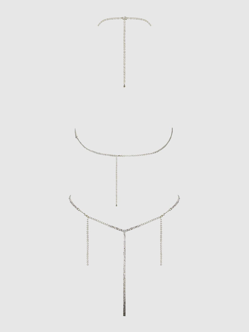 Rhinestone Dangle Fringe Teddy