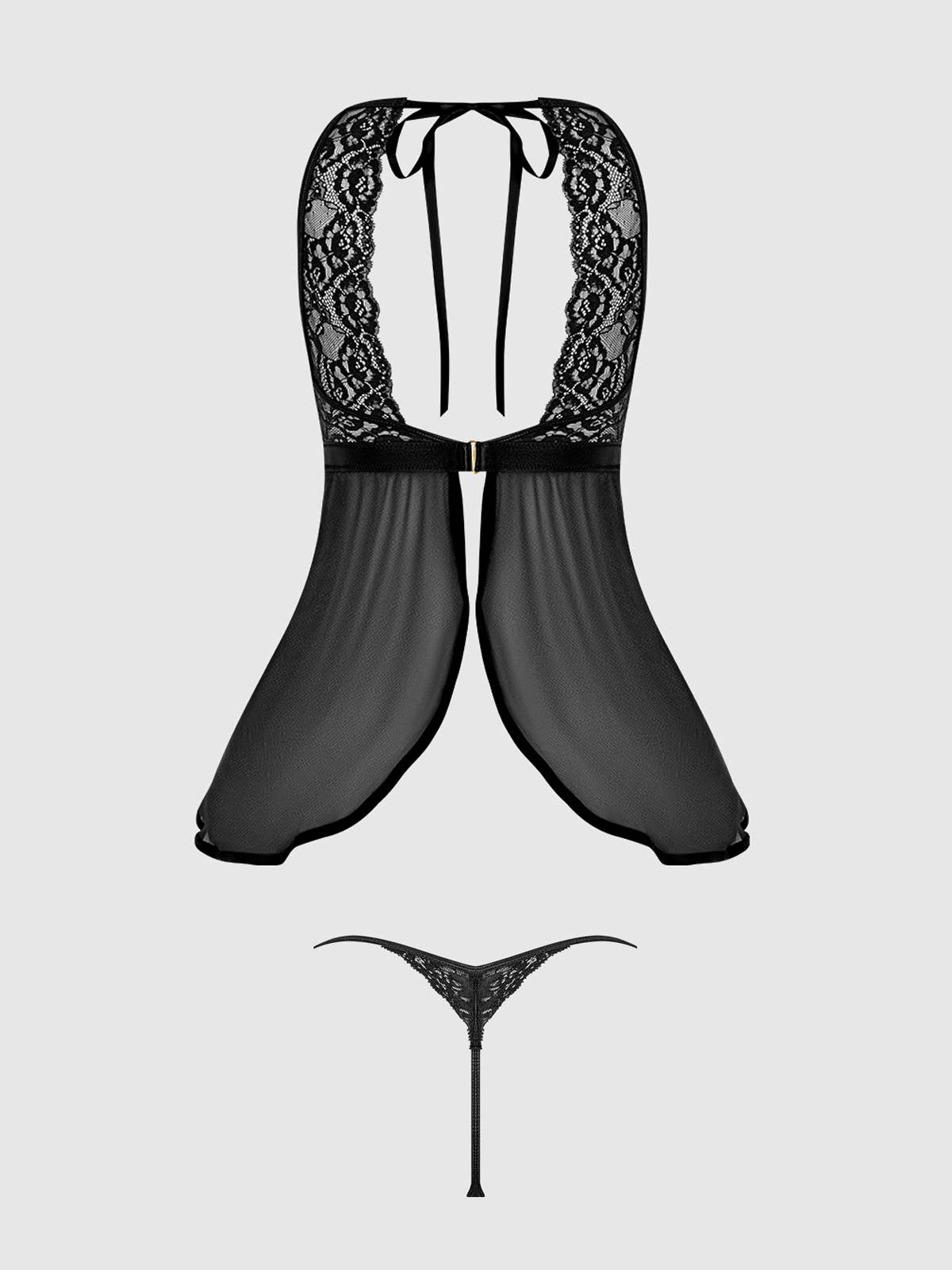 Natasha Lace & Micro Babydoll & G-String Set — view 10 | Lavah Pleasure