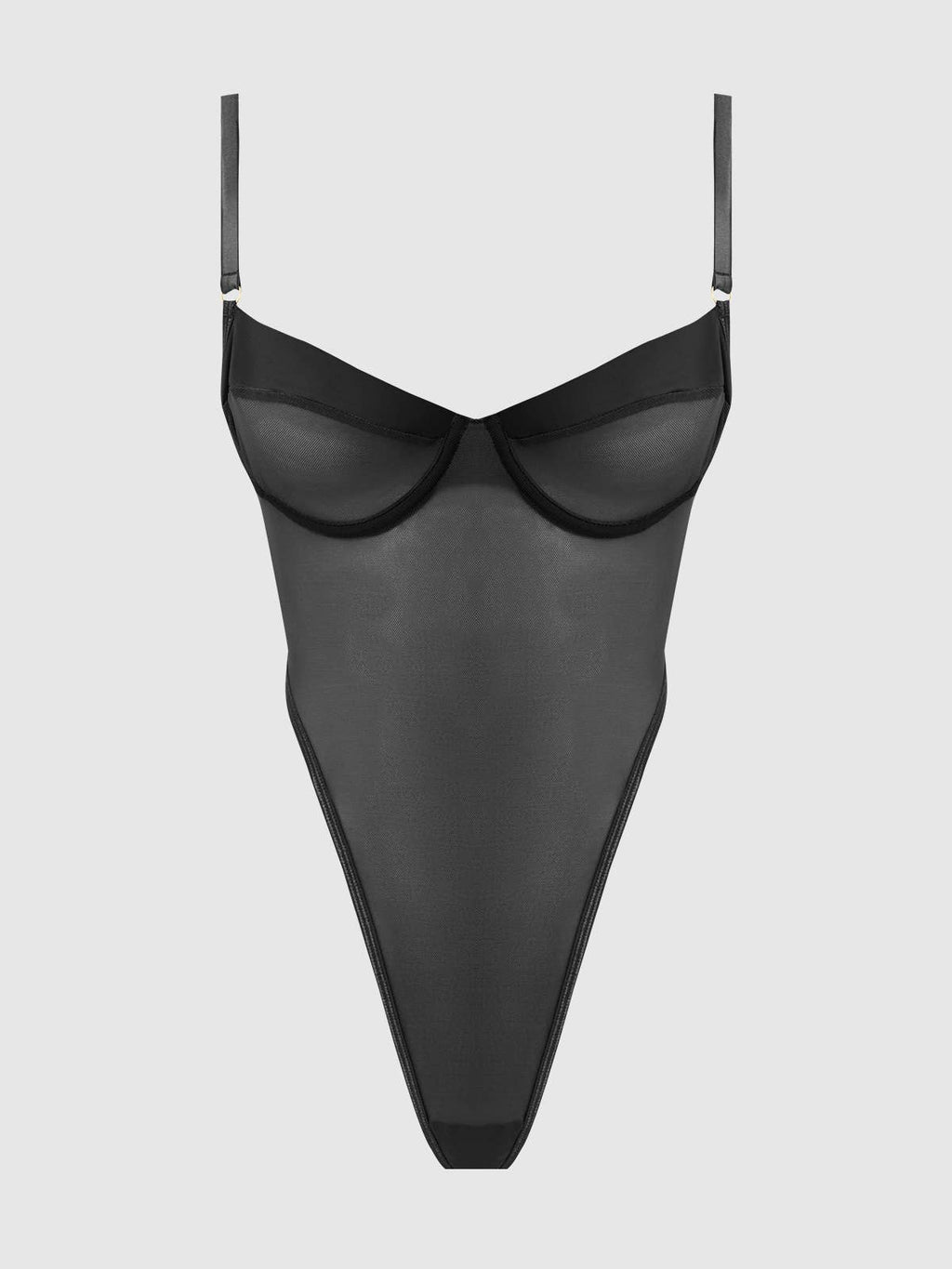 Mesh Micro Underwire Bodysuit