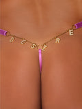 Lace & Chain Desire Charm G-String — Panty | Lavah Pleasure