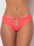 Bella Lace Up Front Lace Tanga | Lavah Pleasure