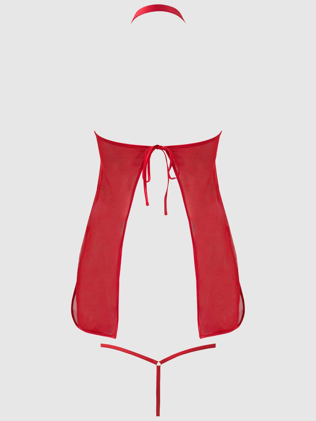 Dragon Mesh & Applique Chemise & G-String Set