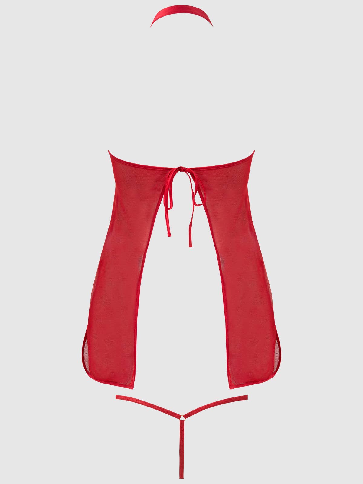 Dragon Mesh & Applique Chemise & G-String Set — view 4 | Lavah Pleasure
