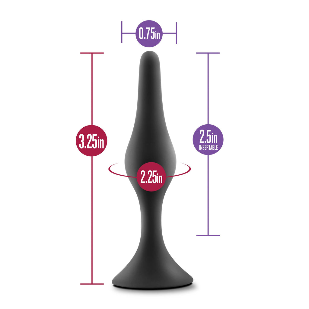 Luxe - Beginner Plug Small - 3.25" Puria Silicone Anal Toy