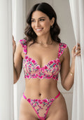 Pink Blossom Embroidery Lingerie Set — Lingerie Set | Lavah Pleasure