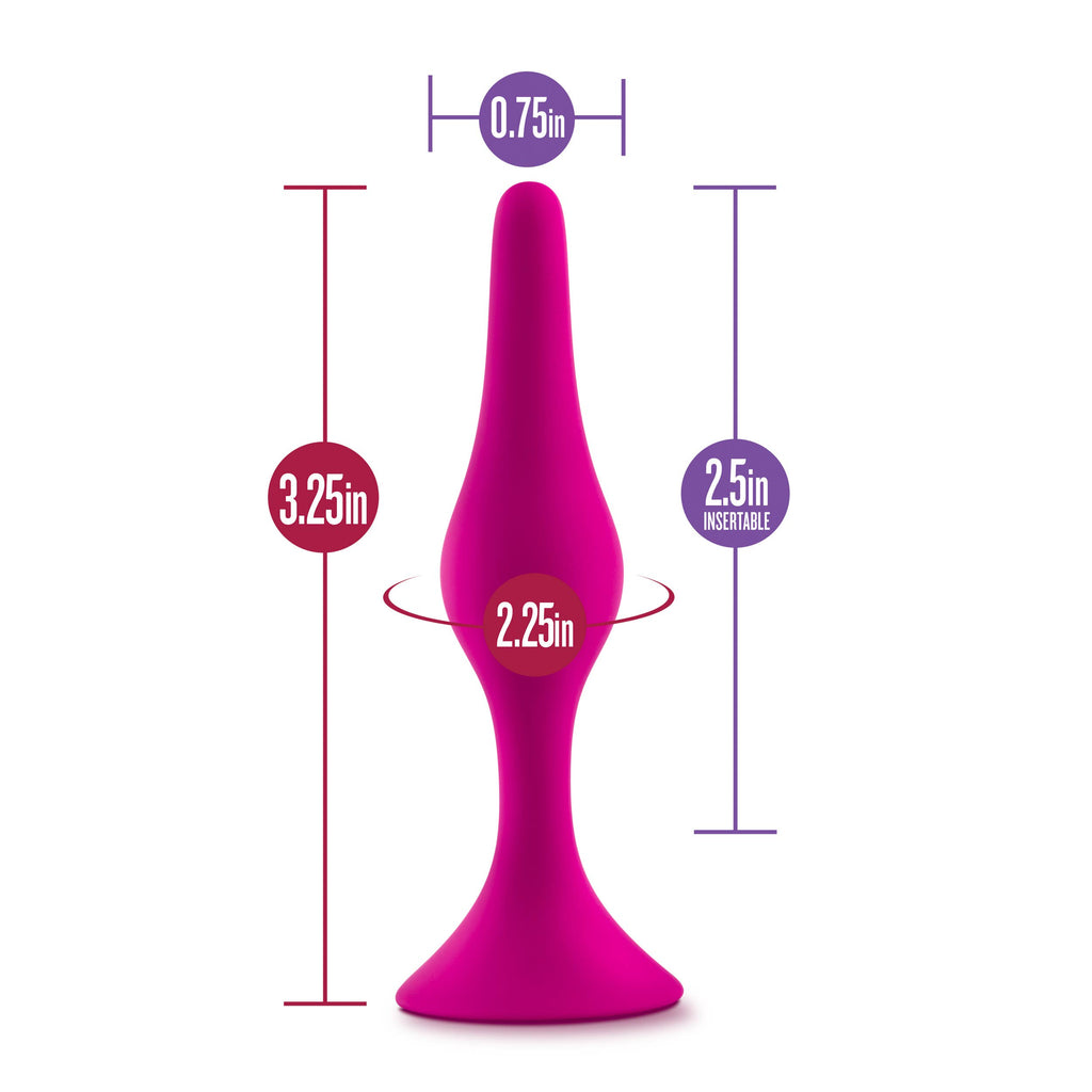 Luxe - Beginner Plug Small - 3.25" Puria Silicone Anal Toy