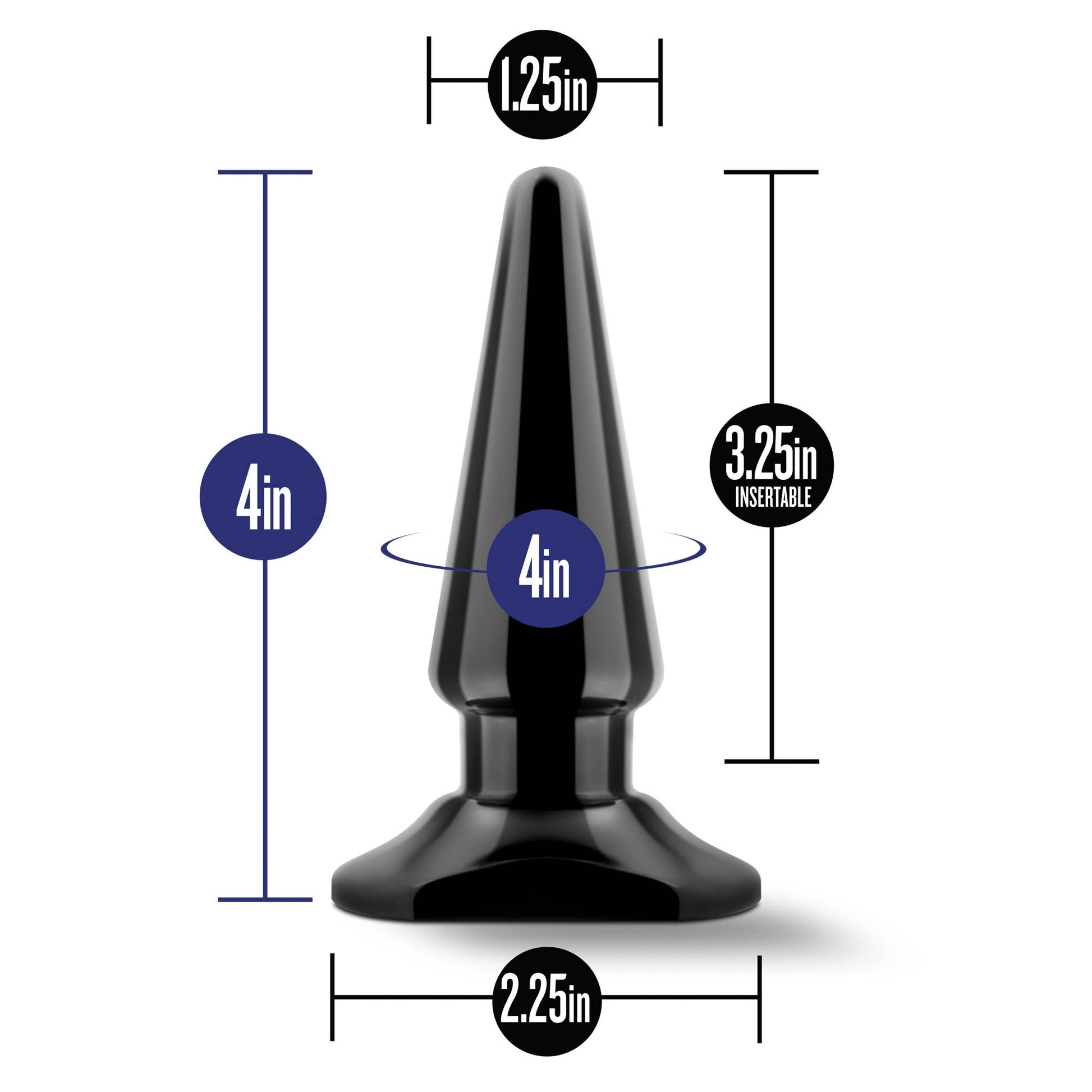 Anal Adventures - Easy Plug - Black