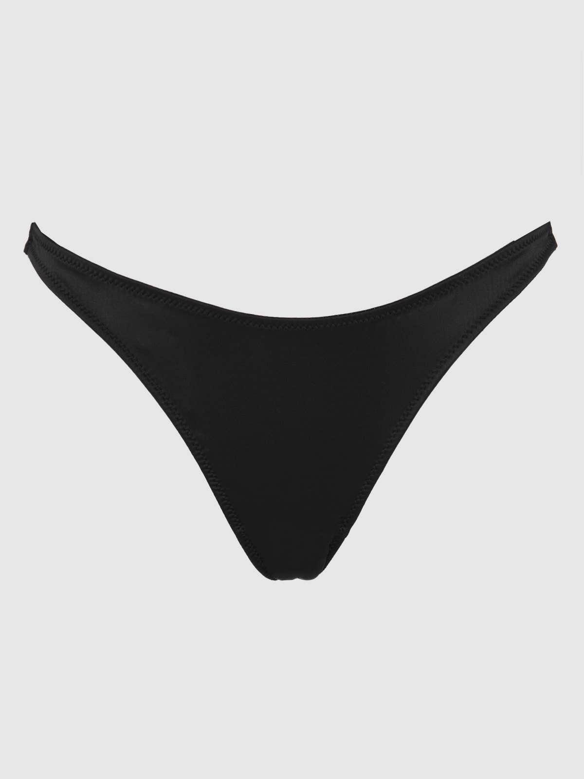 Brigeta Satin Crotchless Tanga