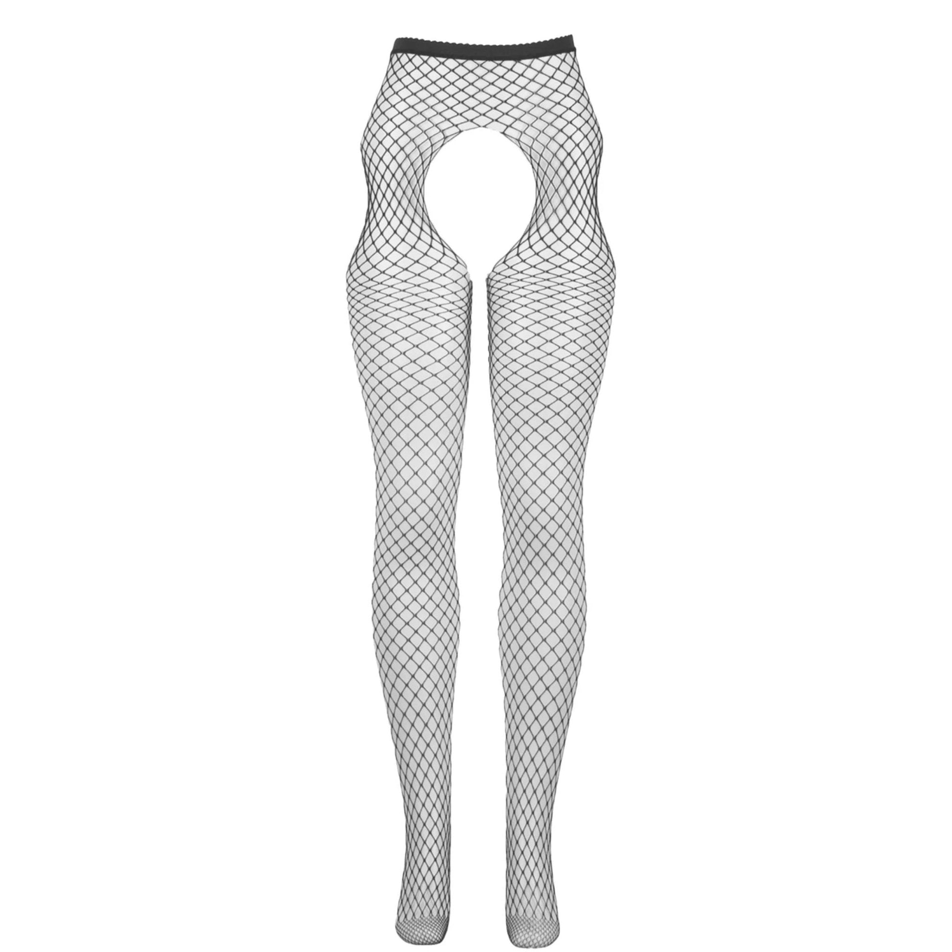 Fishnet Crotchless Pantyhose