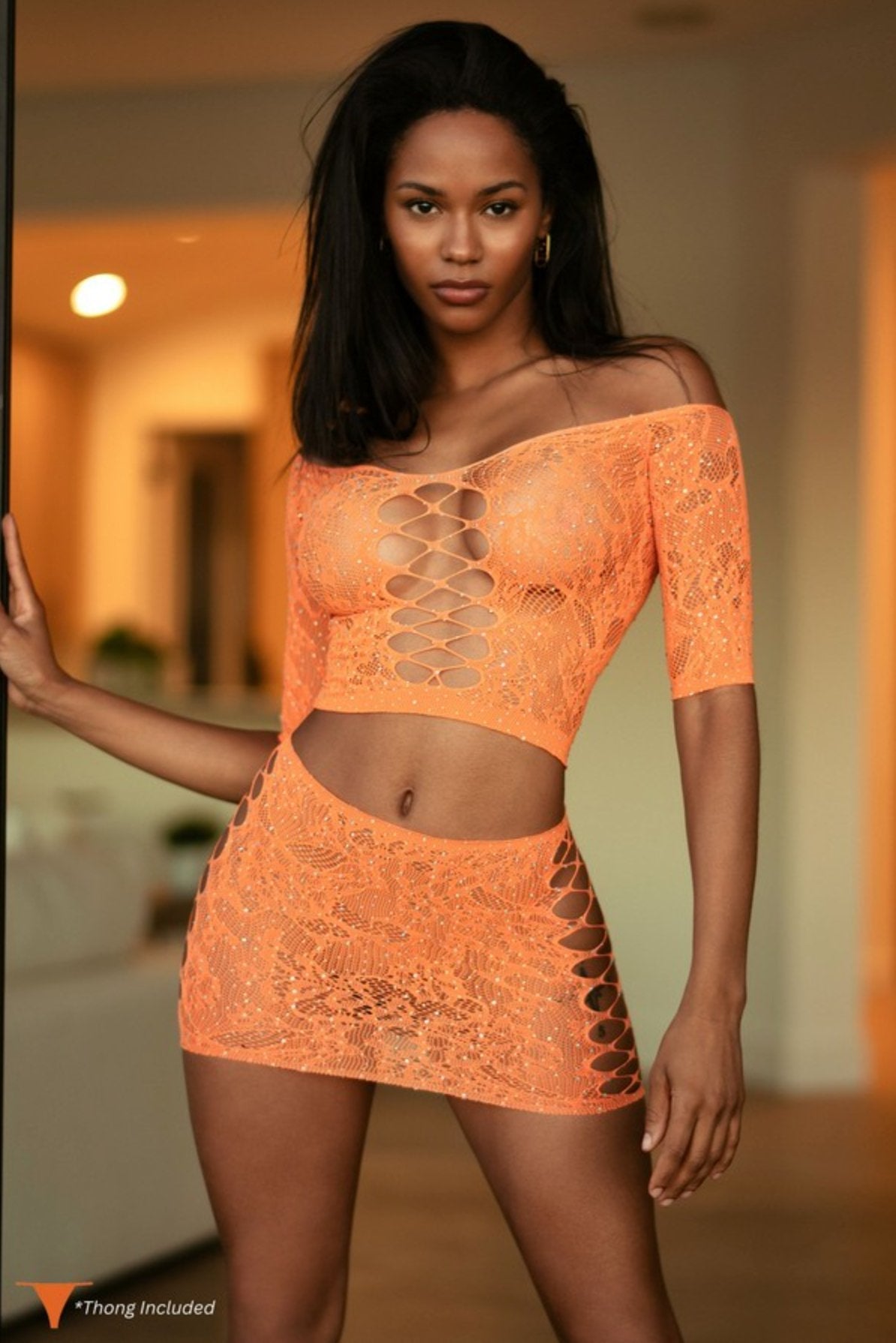 Glisten 3-Piece Set - Orange