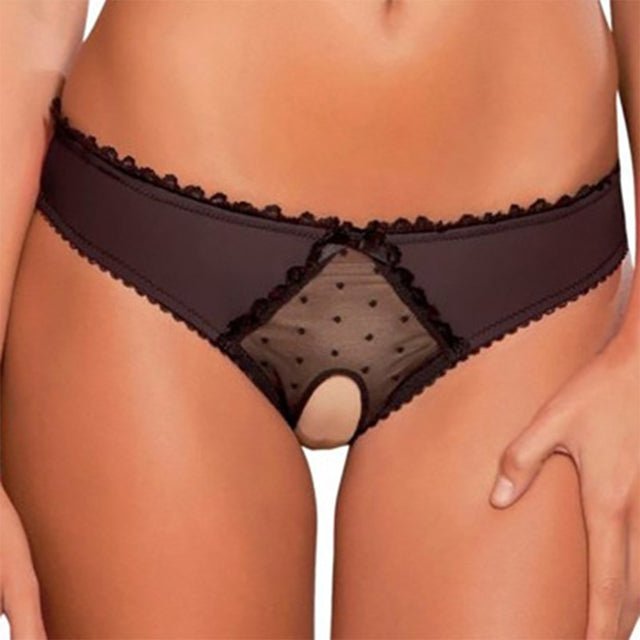 Isabelle Crotchless Panties — view 2 | Lavah Pleasure