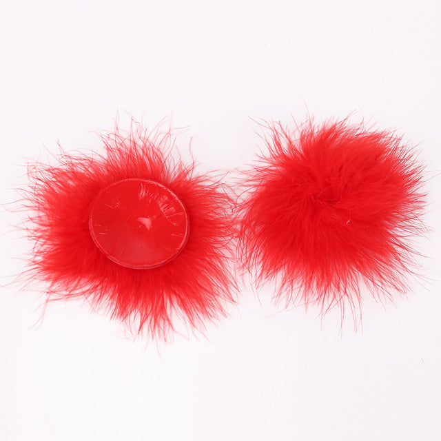 Faux Fur Pasties — view 5 | Lavah Pleasure