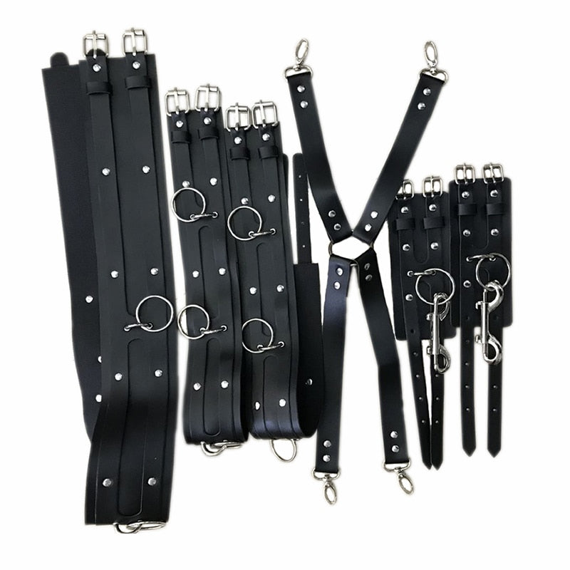 Thigh Cuffs & Garter 6-Piece Set — view 4 | Lavah Pleasure