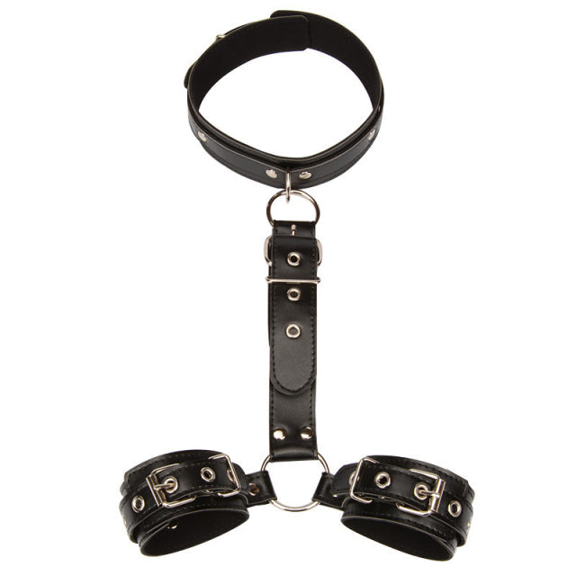 Neck to Wrist Back-Cuff Restraint — view 2 | Lavah Pleasure