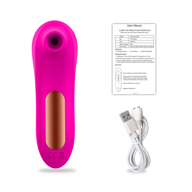 Vibrating Sucking Clitoral Massager