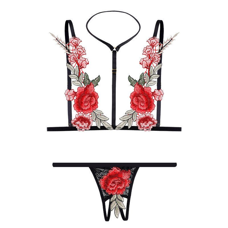 Rose Bed Lingerie Set — view 4 | Lavah Pleasure